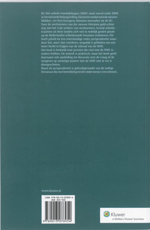 Achterkant van Wet Arbeid Vreemdelingen