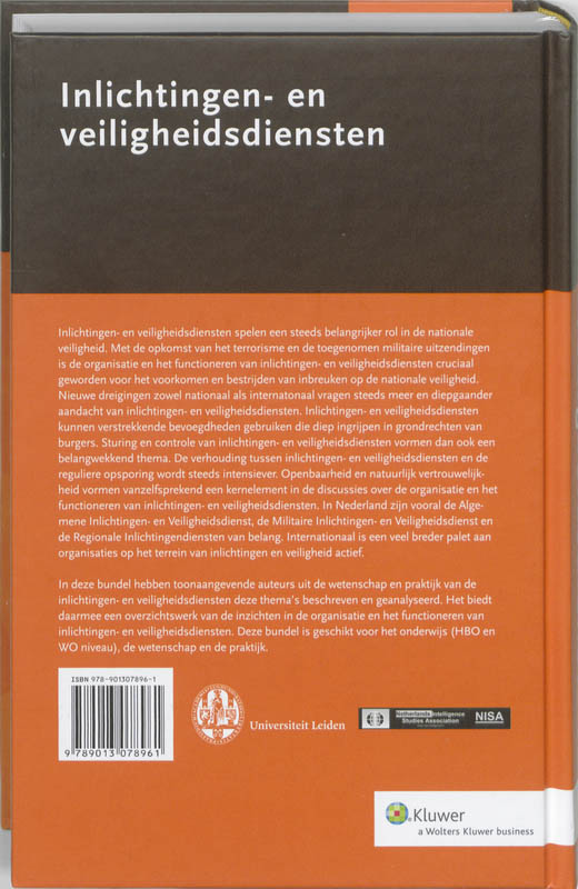 Achterkant van Inlichtingen & Veiligheidsdiensten