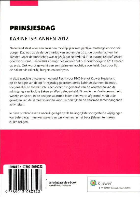 Achterkant van Actueel recht voor P&O 2011-04