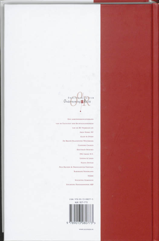Achterkant van Bancaire zekerheid