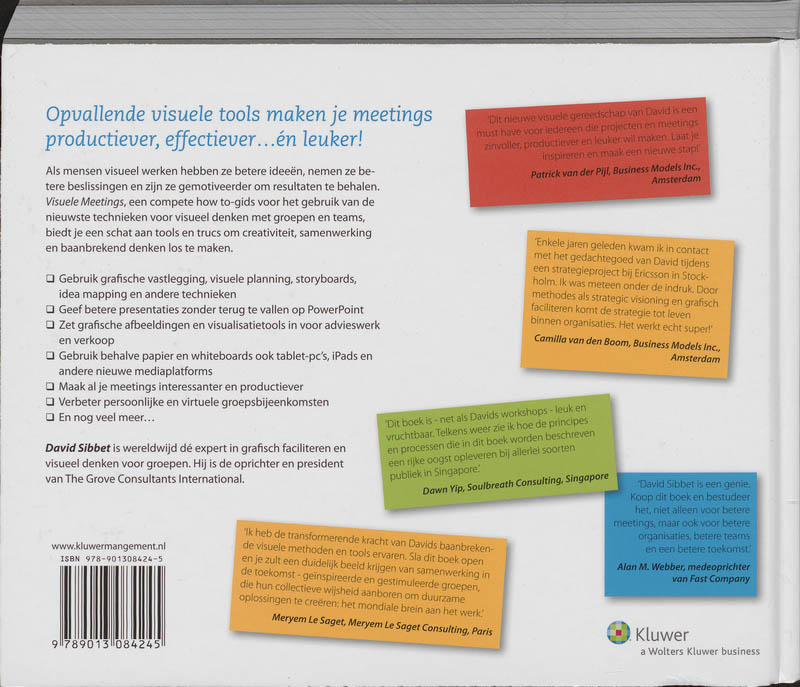 Achterkant van Visuele meetings