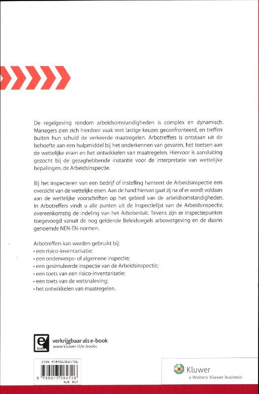 Achterkant van Arbotreffers 2011