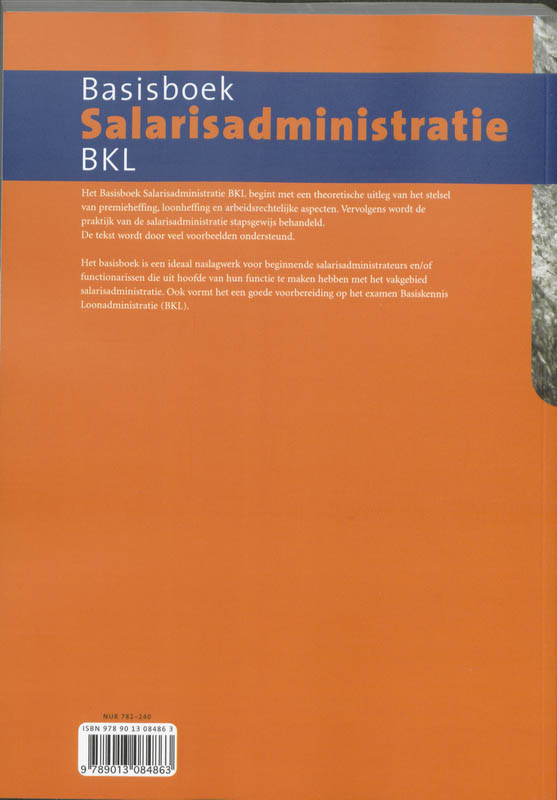 Achterkant van Salarisadministratie