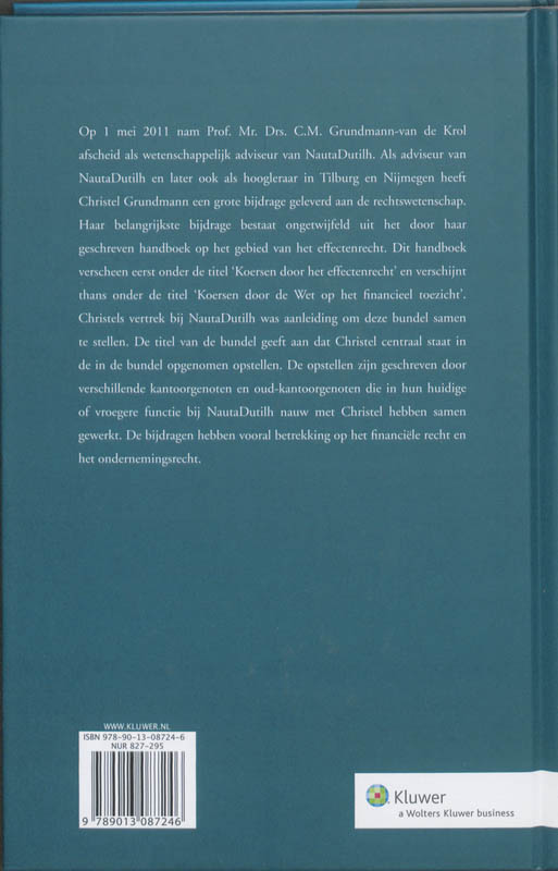 Achterkant van Koersen rondom Christel