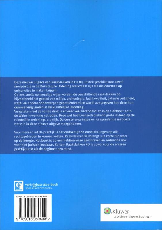 Achterkant van Raakvlakken RO