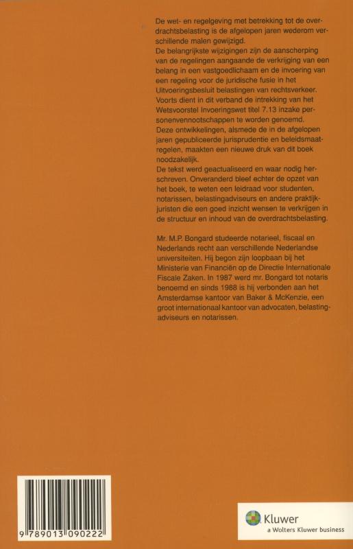 Achterkant van Leidraad overdrachtsbelasting