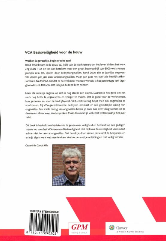 Achterkant van VCA Basisveiligheid voor de bouw