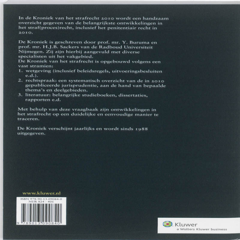 Achterkant van 2010