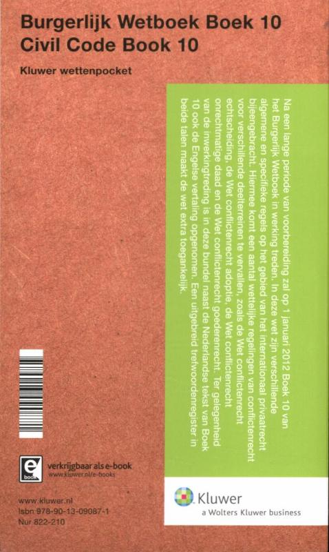Achterkant van Boek 10