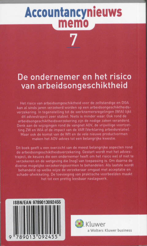 Achterkant van De ondernemer en het risico van arbeidsongeschiktheid