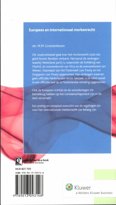 Achterkant van Europees en internationaal merkenrecht