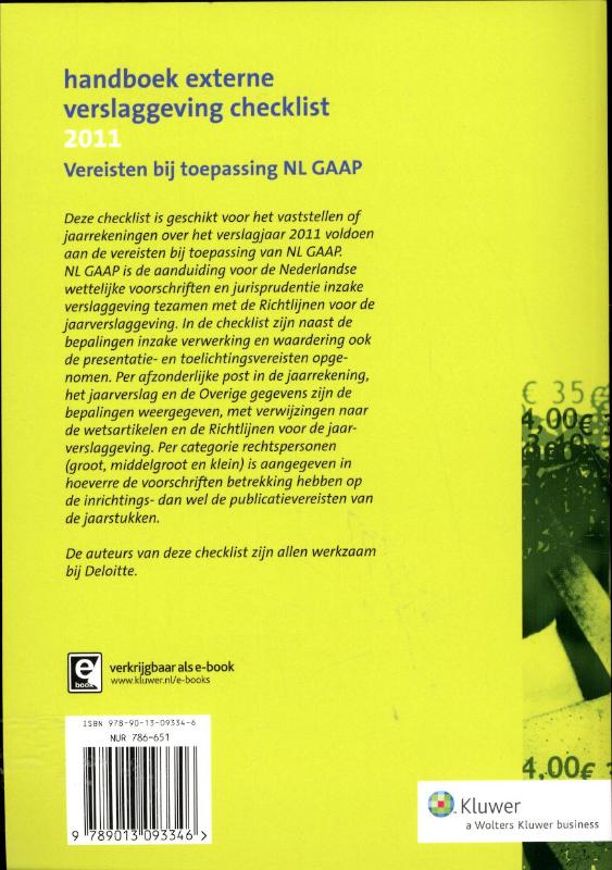 Achterkant van 2011