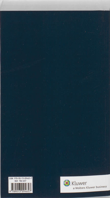 Achterkant van Jaarboek Compendium voor de jaarrekening 2011