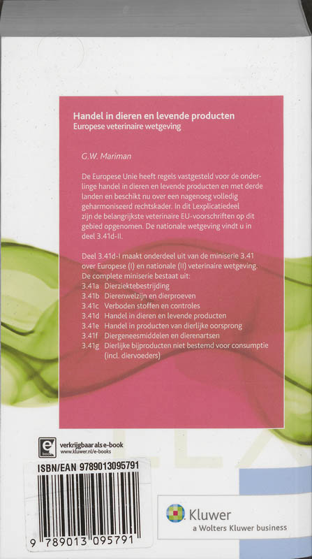 Achterkant van Europese veterinaire wetgeving