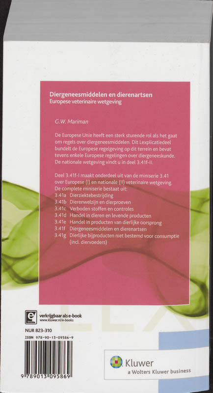 Achterkant van Diergeneesmiddelen en dierenartsen