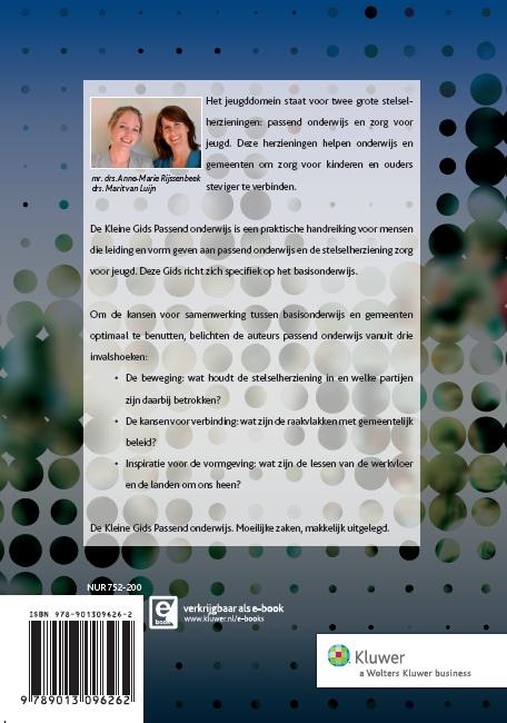 Achterkant van Passend onderwijs