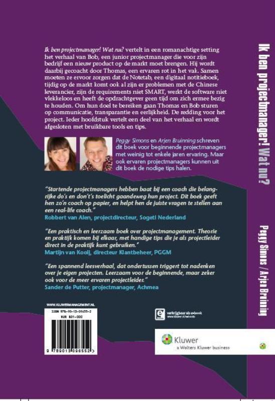 Achterkant van De succesvolle projectmanager