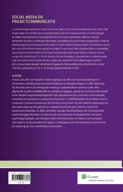 Achterkant van Communicatie Dossier 35