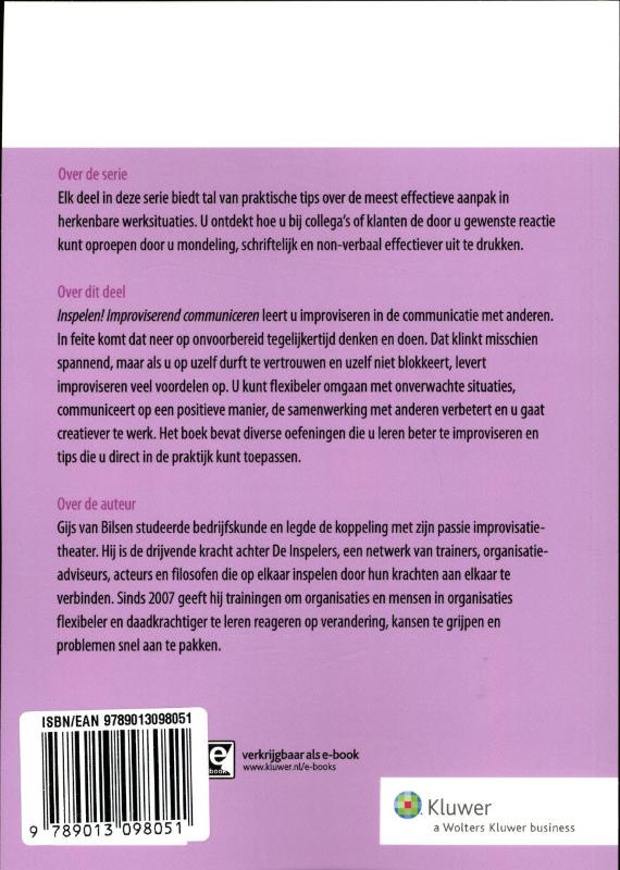 Achterkant van Inspelen!