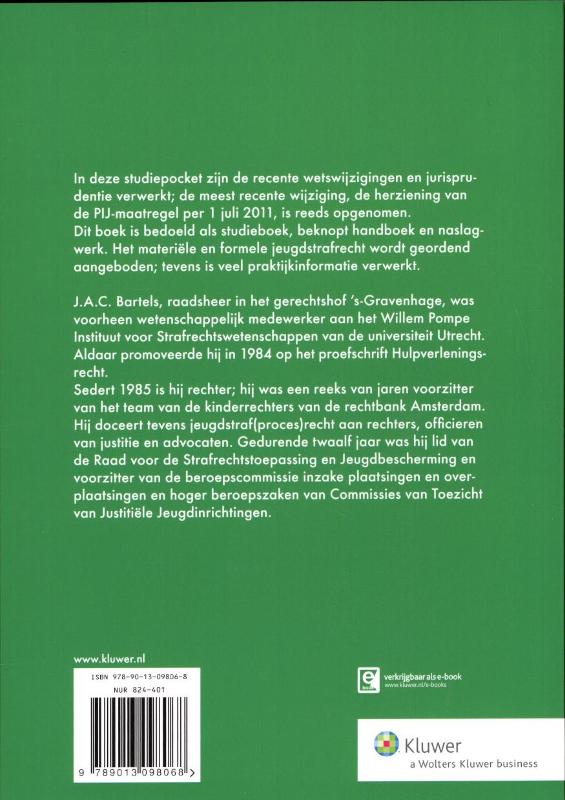 Achterkant van Jeugdstrafrecht