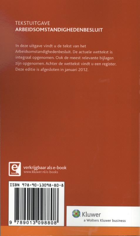 Achterkant van Tekstuitgave