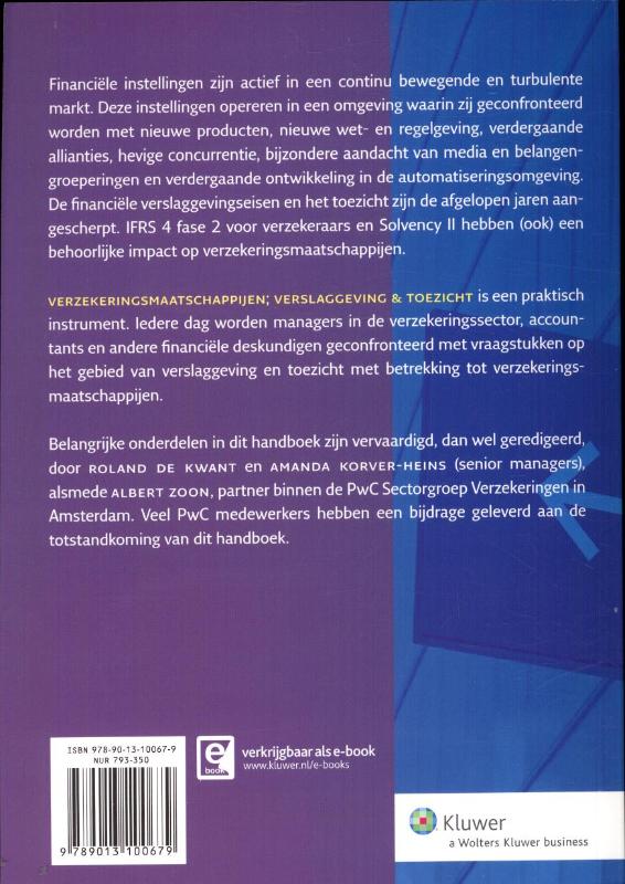 Achterkant van Verzekeringsmaatschappijen