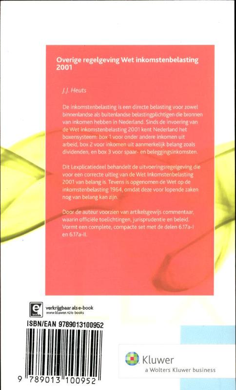 Achterkant van 2001