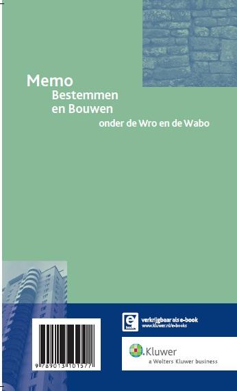 Achterkant van Memo bestemmen en bouwen