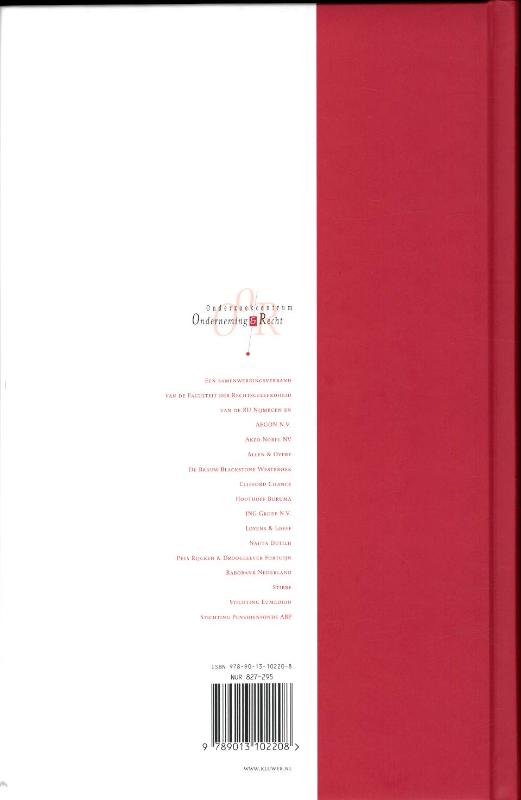 Achterkant van Handboek onderneming en aandeelhouder