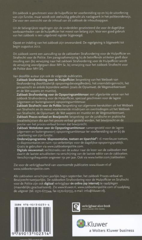 Achterkant van 2013