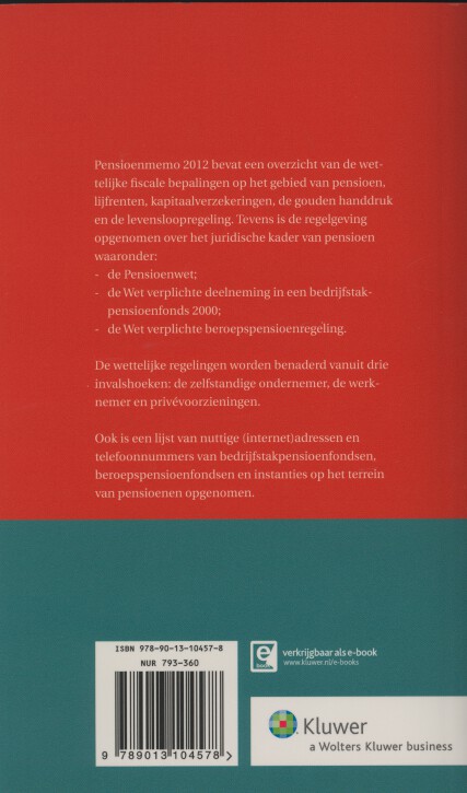 Achterkant van 2012