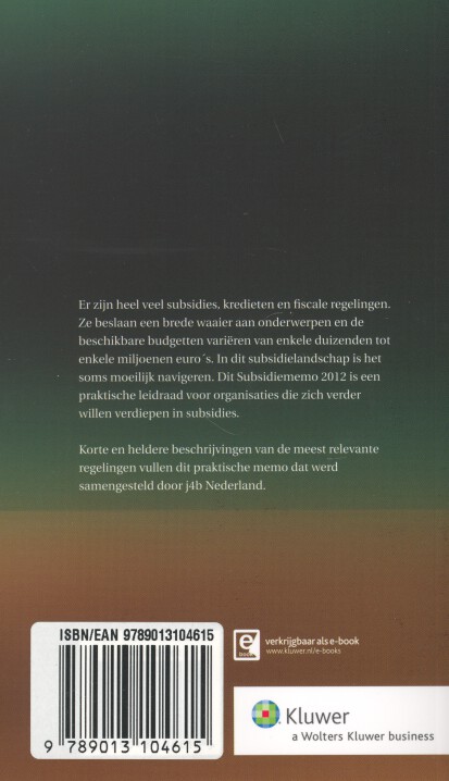 Achterkant van 2012