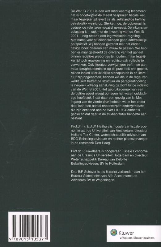 Achterkant van Inkomstenbelasting
