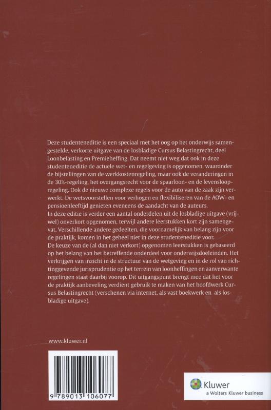 Achterkant van Studenteneditie 2012-2013