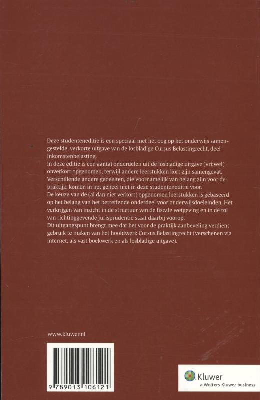 Achterkant van Studenteneditie