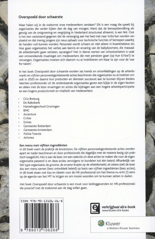 Achterkant van Overspoeld door schaarste