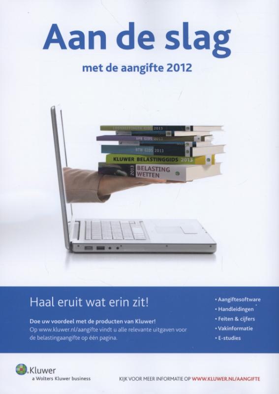 Achterkant van Belastinggids 2013