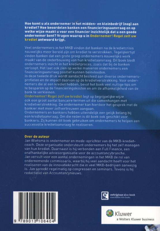 Achterkant van Ondernemer!