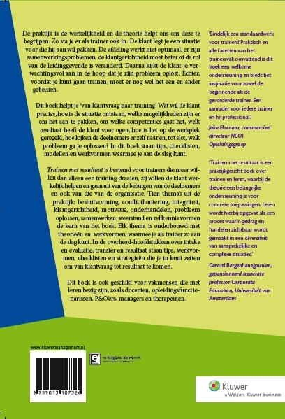Achterkant van Trainen met resultaat