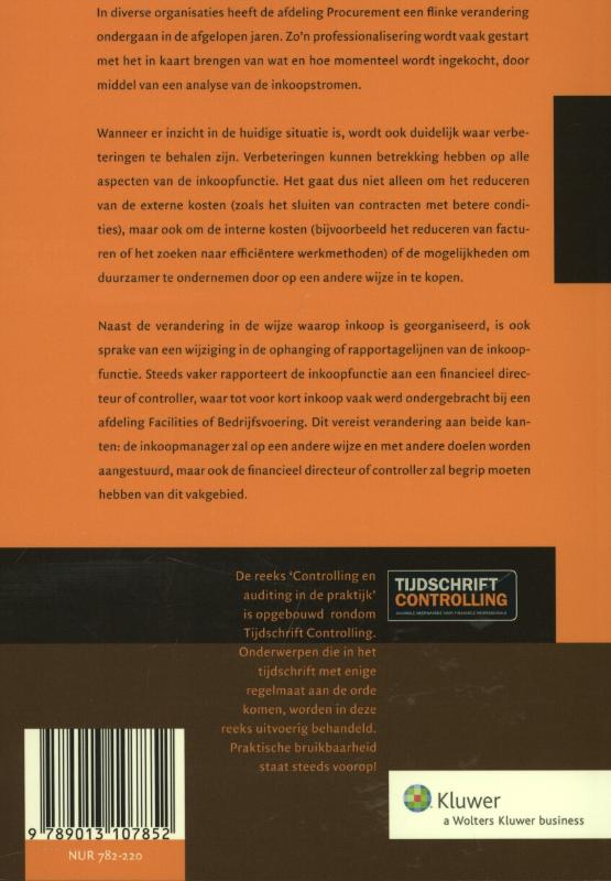 Achterkant van Procurement control