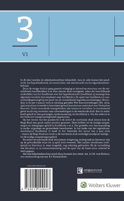 Achterkant van Zekerheidsrechten
