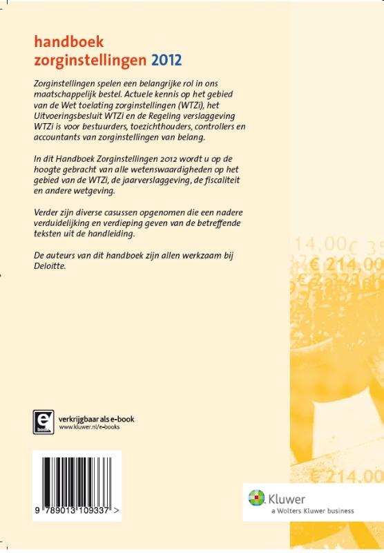 Achterkant van Handboek Zorginstellingen
