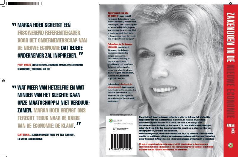 Achterkant van Zakendoen in de nieuwe economie