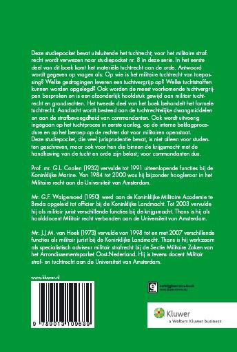 Achterkant van Militair tuchtrecht