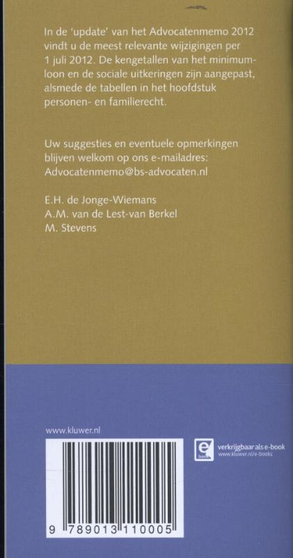 Achterkant van Update 2012
