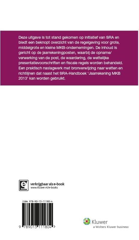 Achterkant van 2013
