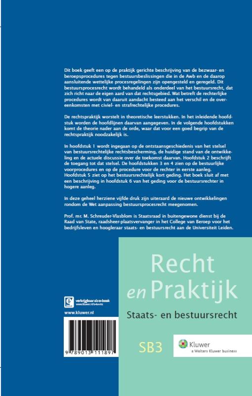 Achterkant van Rechtsbescherming en bestuurlijke voorprocedure