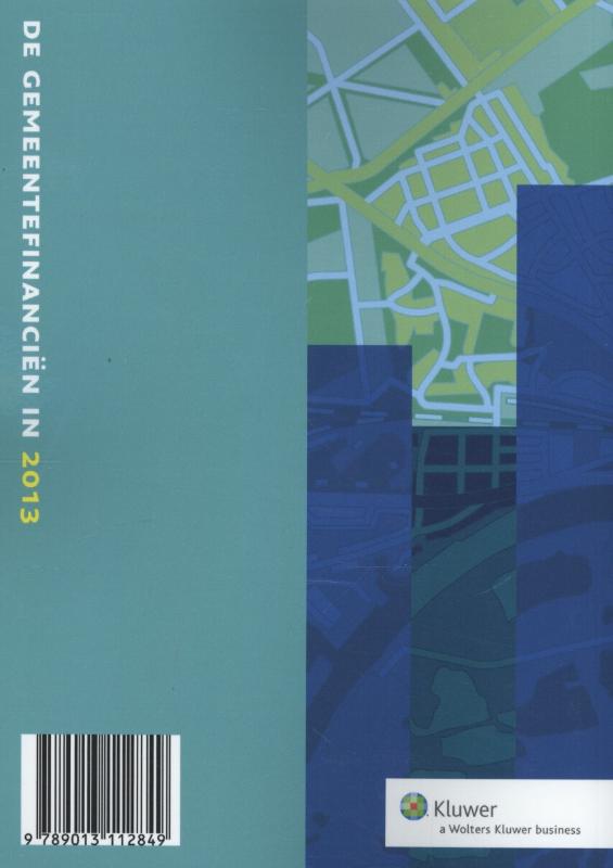 Achterkant van De gemeentetefinancien in 2013