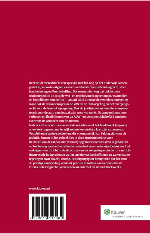 Achterkant van Studenteneditie 2013-2014