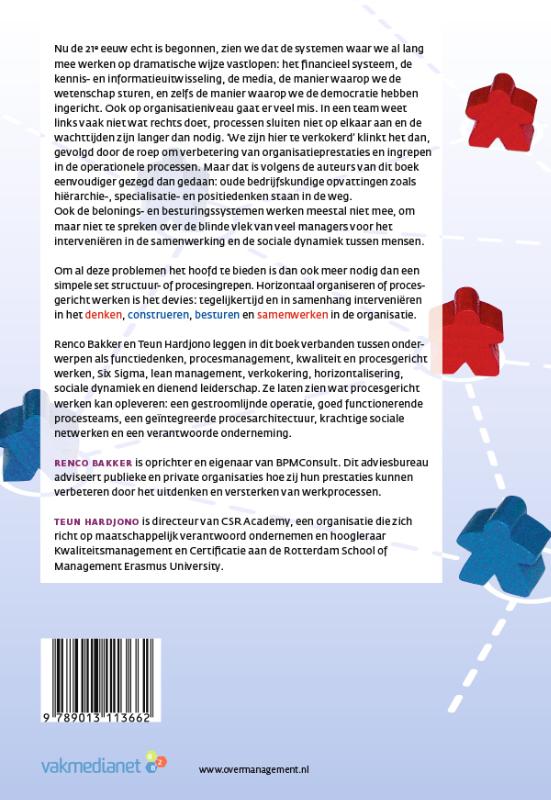 Achterkant van Horizontaal organiseren